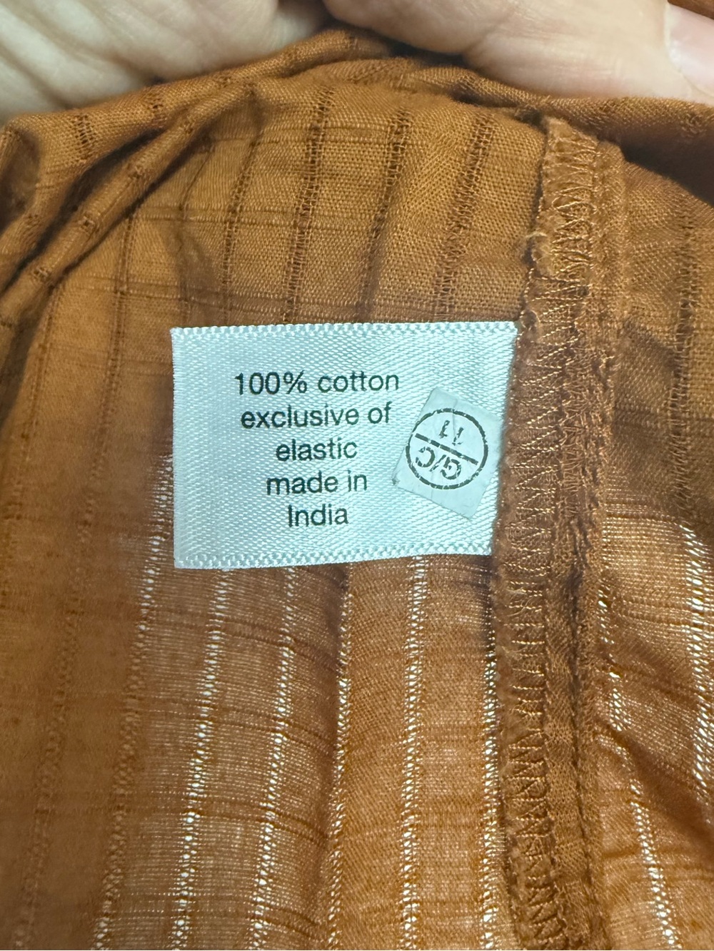 Lane Bryant Burnt Orange Pintuck Peasant Blouse, Size 22/24 - Picture 4 of 8